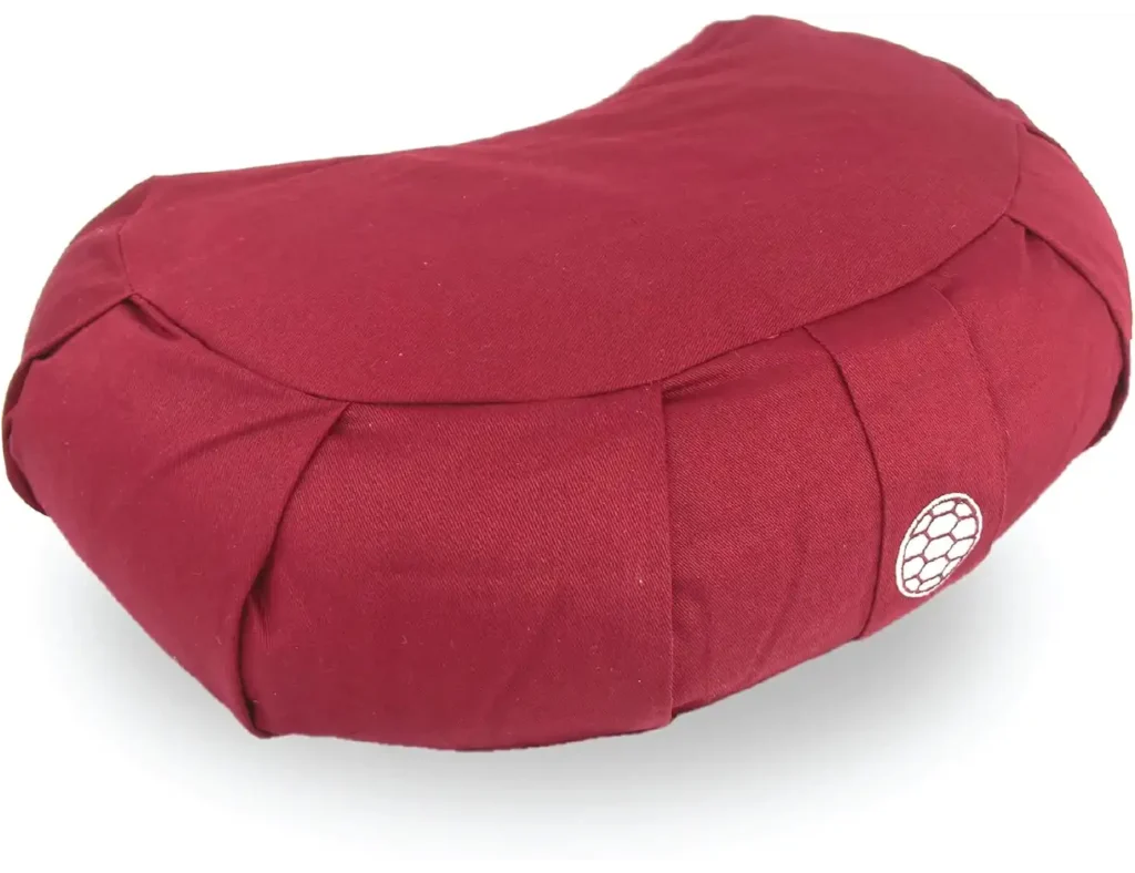 Zafu media luna 15 cm Tortuga para meditación