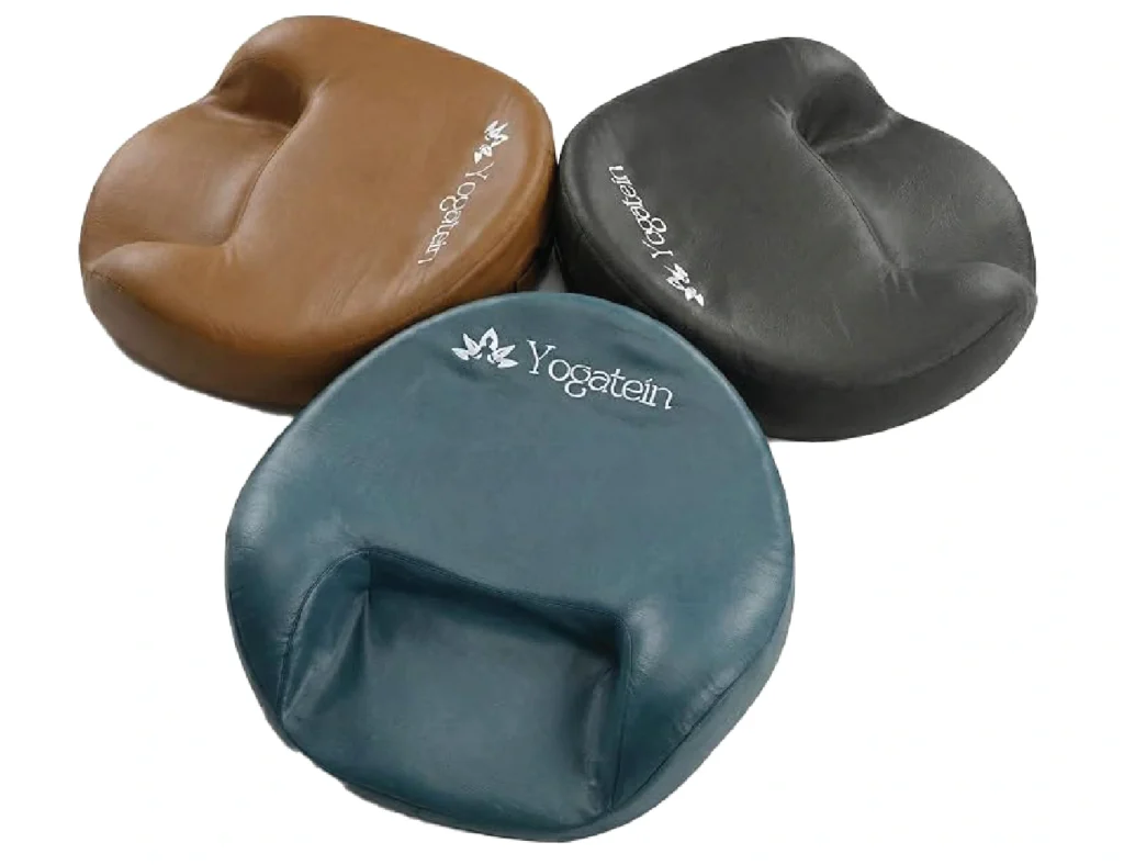 Cojín de meditación inflable con respaldo para rodillas Yogatein