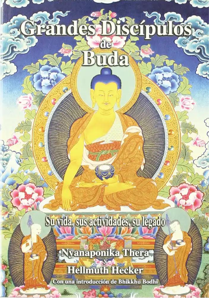 Portada de "Grandes discipulos de Buda" – historia budista clasica