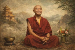 Yongey Mingyur Rinpoche enseñando sobre la paz natural y la naturaleza del vacío en el budismo vajrayana