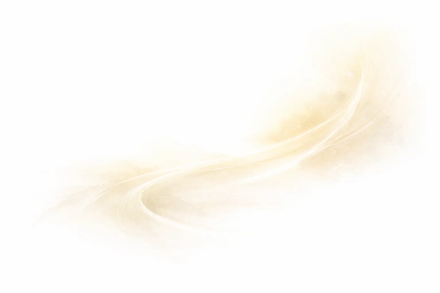 camino suave de luz en fondo blanco simbolizando el hábito de meditar y la claridad mental